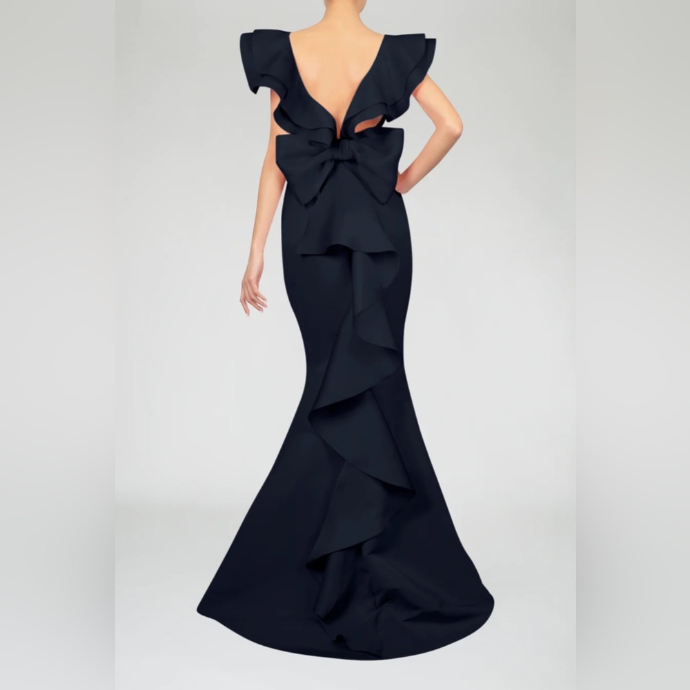 Alexia Maria Amélie Silk Faille Mermaid Gown